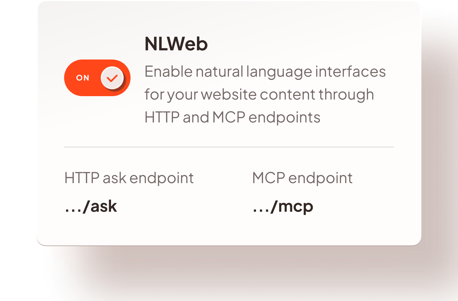 NLWeb